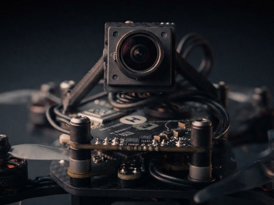Micro FPV drone flight controller detail